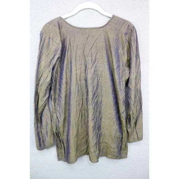 Asta Long Sleeve Iridescent Tunic-Beaded-Size Large - Picture 8 of 10